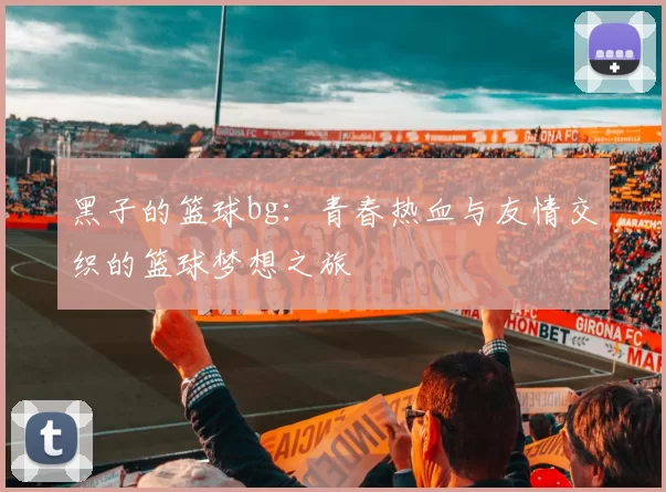 黑子的篮球bg：青春热血与友情交织的篮球梦想之旅